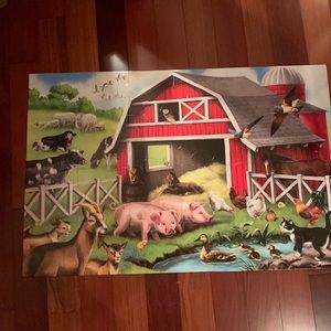 Melissa and Doug farm friends floor puzzle
